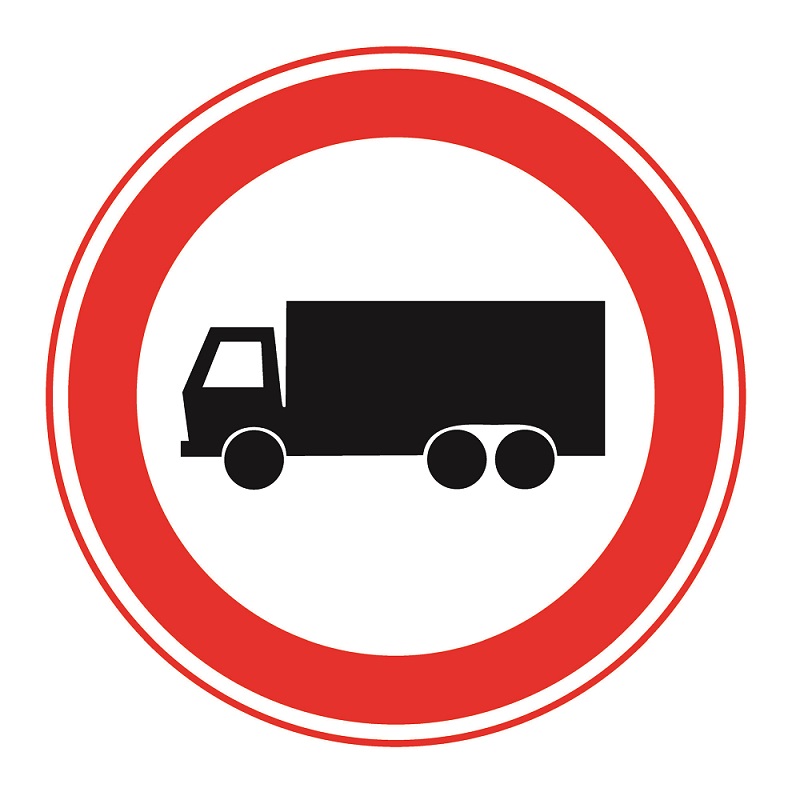 vrachtwagen verbod